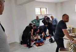 Nefes borusuna et parçası kaçtı, Heimlich manevrası ve kalp masajıyla kurtarıldı