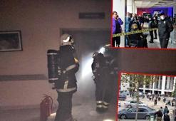 Hastanede böbrek taşı kırma cihazında yangın çıktı; duman nedeniyle poliklinikler boşaltıldı