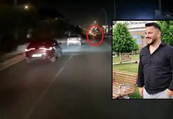 Trafikte sıkıştırılan otomobilin çarptığı motosikletin sürücüsü kurtarılamadı