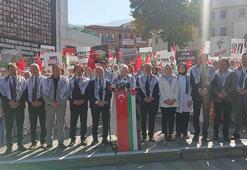 Bursa'da kadınlar 'Gazze İçin Sessiz Çığlık' etkinliğinde buluştu