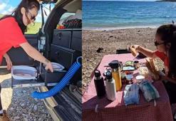 Eşi tarafından vurulan Burçin'den geriye kamp görüntüleri kaldı