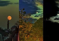 ‘Süper Ay’ Bursa’da görsel şölen oluşturdu