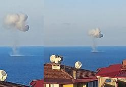 Trabzon açıklarında bulunan insansız deniz aracı, kontrollü olarak imha edildi