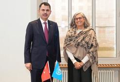 Bakan Kurum, BM Habitat İcra Direktörü Rossbach ile görüştü