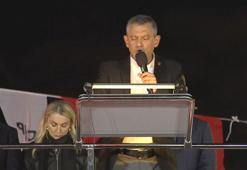 Özgür Özel Şişli'de konuştu