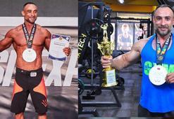 Kilo almak için başladığı vücut geliştirmede 6 ayda 2 kez Türkiye ikincisi oldu