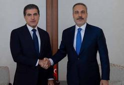 Bakan Fidan, IKBY Başkanı Barzani ile görüştü