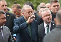 Cumhurbaşkanı Erdoğan, cuma namazını memleketinde kıldı