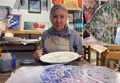 ‘Devlet sanatçısı’ çini ustası, İznik’i resmettiği eserini Papa için hazırlıyor