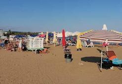 Mersin’de ekimin ortasında deniz keyfi