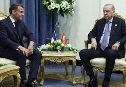 Cumhurbaşkanı Erdoğan, Fransa Cumhurbaşkanı Macron ile görüştü