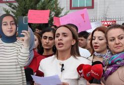 Van'da kadınlar Rojin için basın açıklaması yaptı