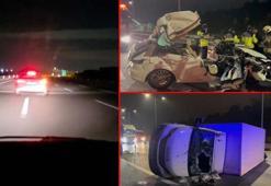 Sultanbeyli'de makas atınca ihbar edilen sürücü, kamyonete çarptı; 3 yaralı