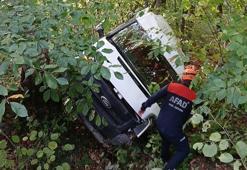 Ordu’da türbe ziyaretinden dönen minibüs devrildi, 11 yaralı