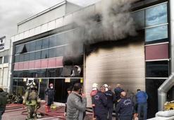 Ankara'da maket imalathanesinde yangın
