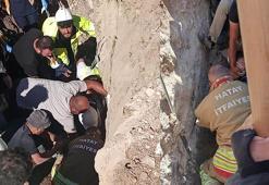 Şantiyede göçük altında kalan işçi yaralandı
