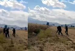 Kızının gözü önünde dövüldü; o anlar kamerada