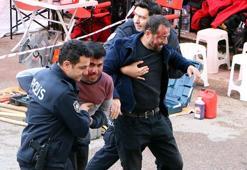 Deprem tatbikatında yaralı yakınlarının feryatları gerçeği aratmadı