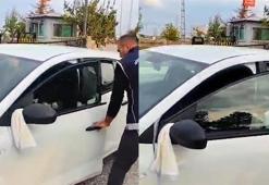 'Düğün konvoyu aracı' görünümlü otomobilde, 1 hükümlü ile 5 kaçak göçmen yakalandı