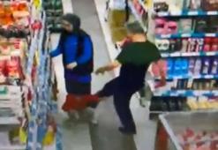 Markette çocuğunu tekmeleyen babaya gözaltı