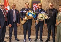 Avrupa Şampiyonu Havvanur Kethüda’dan Trabzonspor’a ziyaret