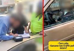 Ters yönde araç kullanan ve daha önce ehliyeti iptal edilen sürücüye idari para cezası