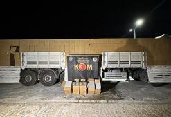 Kırşehir'de TIR’da yapılan aramada 980 koli boş makaron ele geçirildi; 1 tutuklama