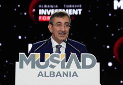 Cumhurbaşkanı Yardımcısı Yılmaz, 'Arnavutluk-Türkiye Yatırım Forumu 2025 Açılış Töreni'ne katıldı