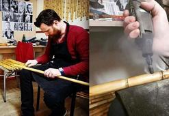 İzmirli neyzen, 8 yaşında gönül verdiği neyi 19 yıldır üretiyor