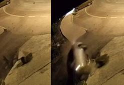 Otomobil, önündeki araca çarpıp takla attı; 1 yaralı