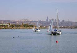 Mogan Gölü'nde yelken etkinliği