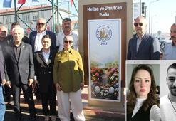 Öldürülen Melisa ve Umutcan kardeşlerin isimleri spor parkına verildi