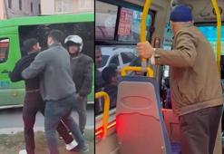 Kağıthane’de minibüs şoföründen meslektaşına tekme tokat saldırı; ‘Sen öldün’ diye tehdit etti