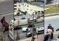 Başakşehir'de 'neden sinyal vermiyorsun' diyen babaya çocuğunun yanında saldırdı