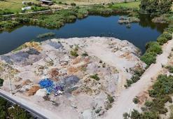 Söke'nin sulak alanları moloz, hafriyat ve çöp tehdidi altında