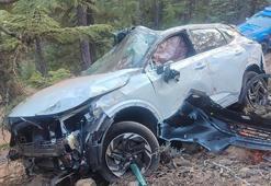 Adana’da uçuruma yuvarlanan cipteki karı-koca hayatını kaybetti