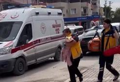 Cami avlusuna terk edilen bebek, tedaviye alındı