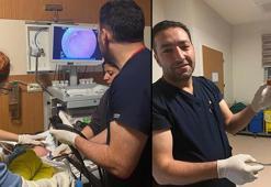 Zihinsel engelli kadının yemek borusuna kaçan ceviz, operasyonla çıkarıldı