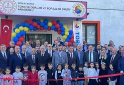 TOBB Başkanı Hisarcıklıoğlu, Bursa’da anaokulu açılışına katıldı