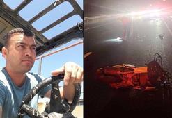 Manisa’da devrilen motosikletin sürücüsü hayatını kaybetti