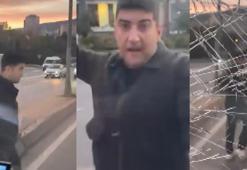 Ümraniye'de trafik tartışmasında aracın camını yumruklayıp kırdı