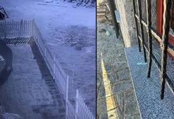 Hırsızlardan şüphelendi, gerçeği güvenlik kamerasıyla öğrendi