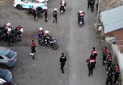 Erzurum'da metruk binalarda dron destekli arama