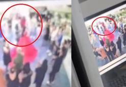 Düğün salonundaki dev avize, pistte dans eden gelinin üzerine düştü