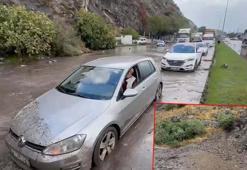 Aydın'da sağanak sonrası heyelan oluştu