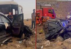 Şırnak’ta midibüs ile cip kafa kafaya çarpıştı: 4 yaralı