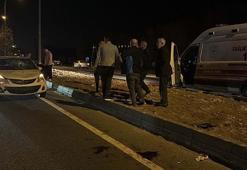 Otomobilin çarptığı yaya yaralandı, sürücü gözyaşlarına boğuldu