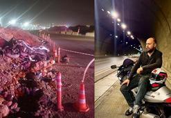 Toprak yığınına çarpıp kanala savrulan motosikletin sürücüsü öldü