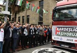 Trabzon’dan Gazze’ye ‘Kardeşlik TIR’ları' uğurlandı