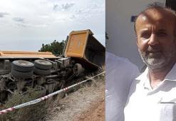 Hafriyat kamyonları çarpıştı: 1 ölü, 1 yaralı